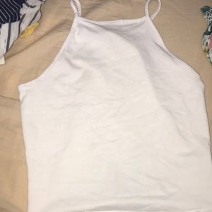 GARAGE White halter top